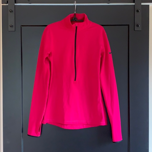 Nike Jackets & Blazers - Nike PRO Half Zip Pullover Pink Size M